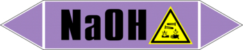 Маркировка трубопровода "na(oh)" (a07, пленка, 252х52 мм)" - Маркировка трубопроводов - Маркировки трубопроводов "ЩЕЛОЧЬ" - Магазин охраны труда и техники безопасности stroiplakat.ru