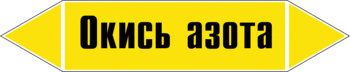 Маркировка трубопровода "окись азота" (пленка, 507х105 мм) - Маркировка трубопроводов - Маркировки трубопроводов "ГАЗ" - Магазин охраны труда и техники безопасности stroiplakat.ru