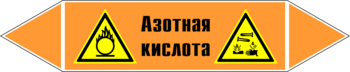 Маркировка трубопровода "азотная кислота" (k21, пленка, 252х52 мм)" - Маркировка трубопроводов - Маркировки трубопроводов "КИСЛОТА" - Магазин охраны труда и техники безопасности stroiplakat.ru