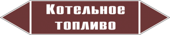 Маркировка трубопровода "котельное топливо" (пленка, 507х105 мм) - Маркировка трубопроводов - Маркировки трубопроводов "ЖИДКОСТЬ" - Магазин охраны труда и техники безопасности stroiplakat.ru