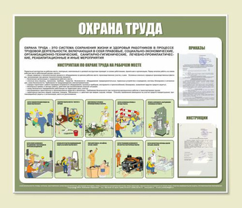 С01 Стенд охрана труда (1200х1000 мм, пластик ПВХ 3 мм, алюминиевый багет серебряного цвета) - Стенды - Стенды по охране труда - Магазин охраны труда и техники безопасности stroiplakat.ru